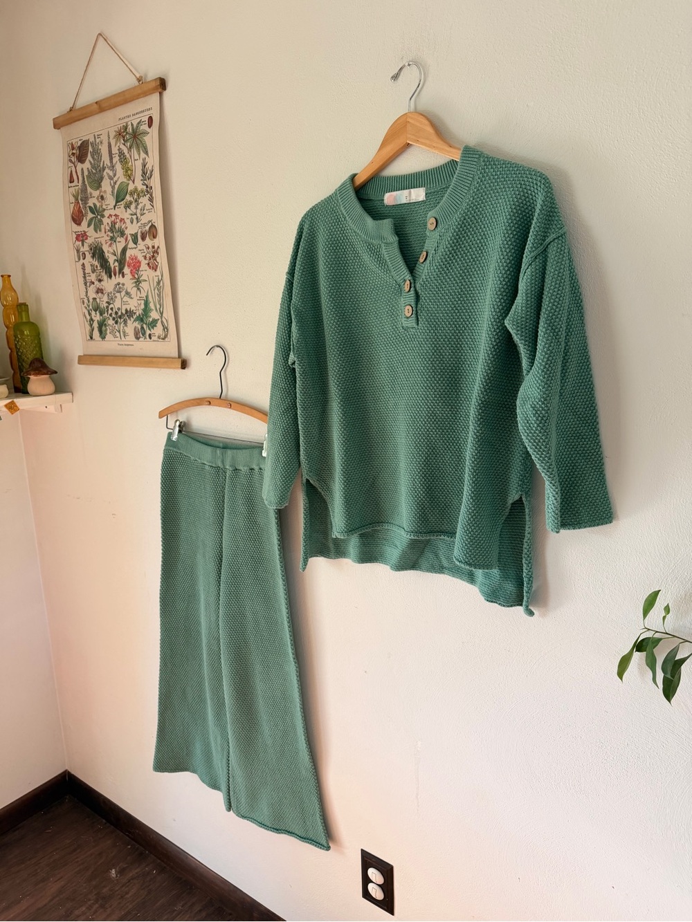 FP Beach - X Small - Relaxed Knit Two-Piece Loungewear